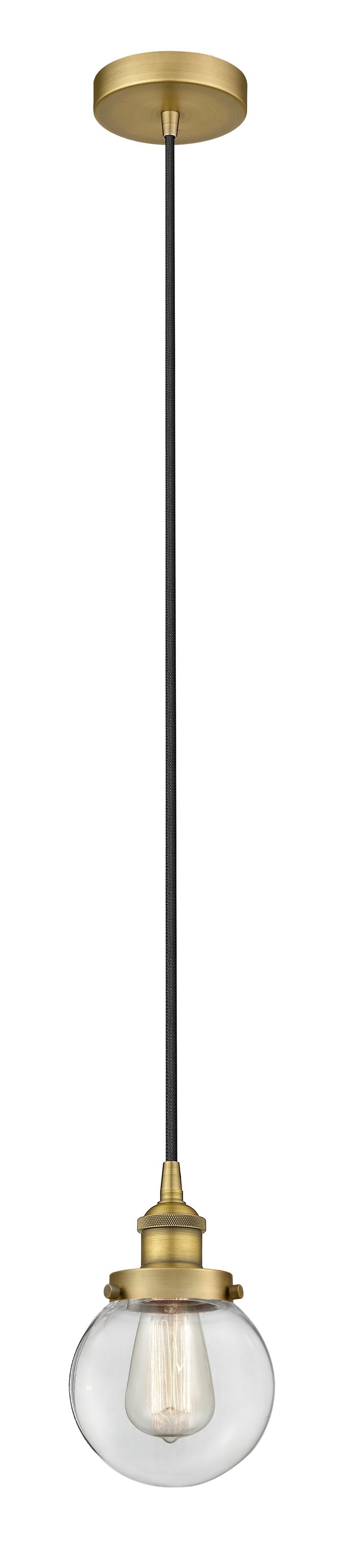 Edison Mini Pendant Antique Brass Finish