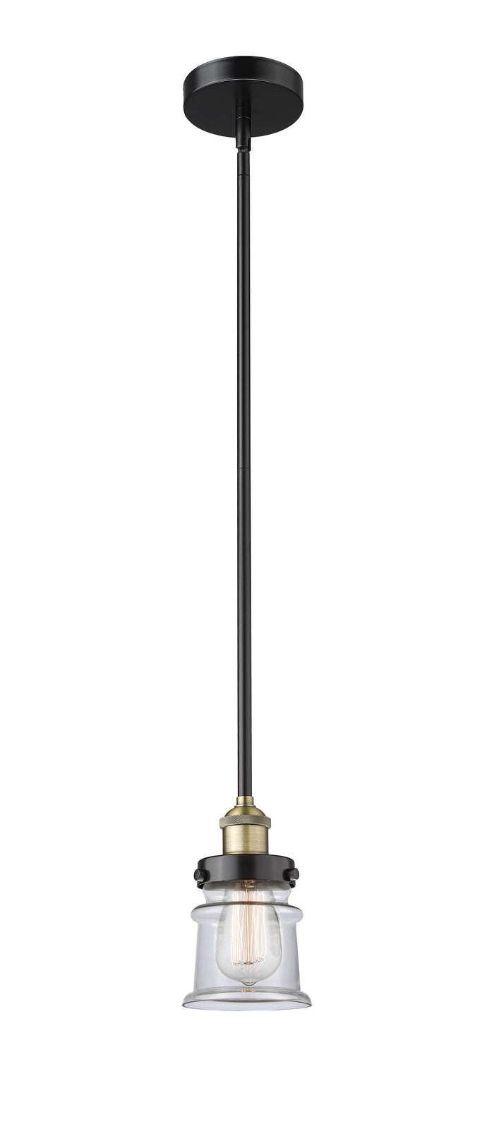 Edison Mini Pendant Antique Brass Finish