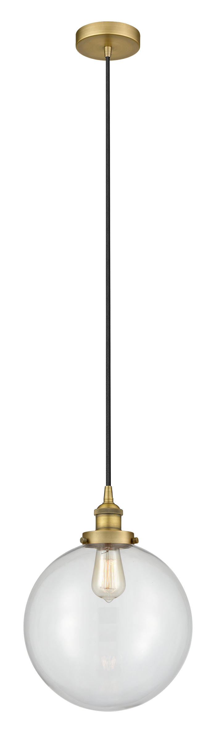 Edison Mini Pendant Antique Brass Finish