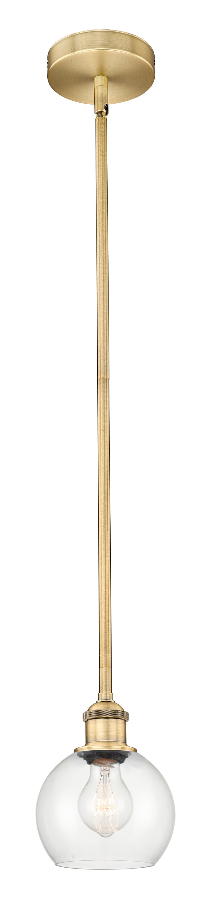 Edison Mini Pendant Antique Brass Finish