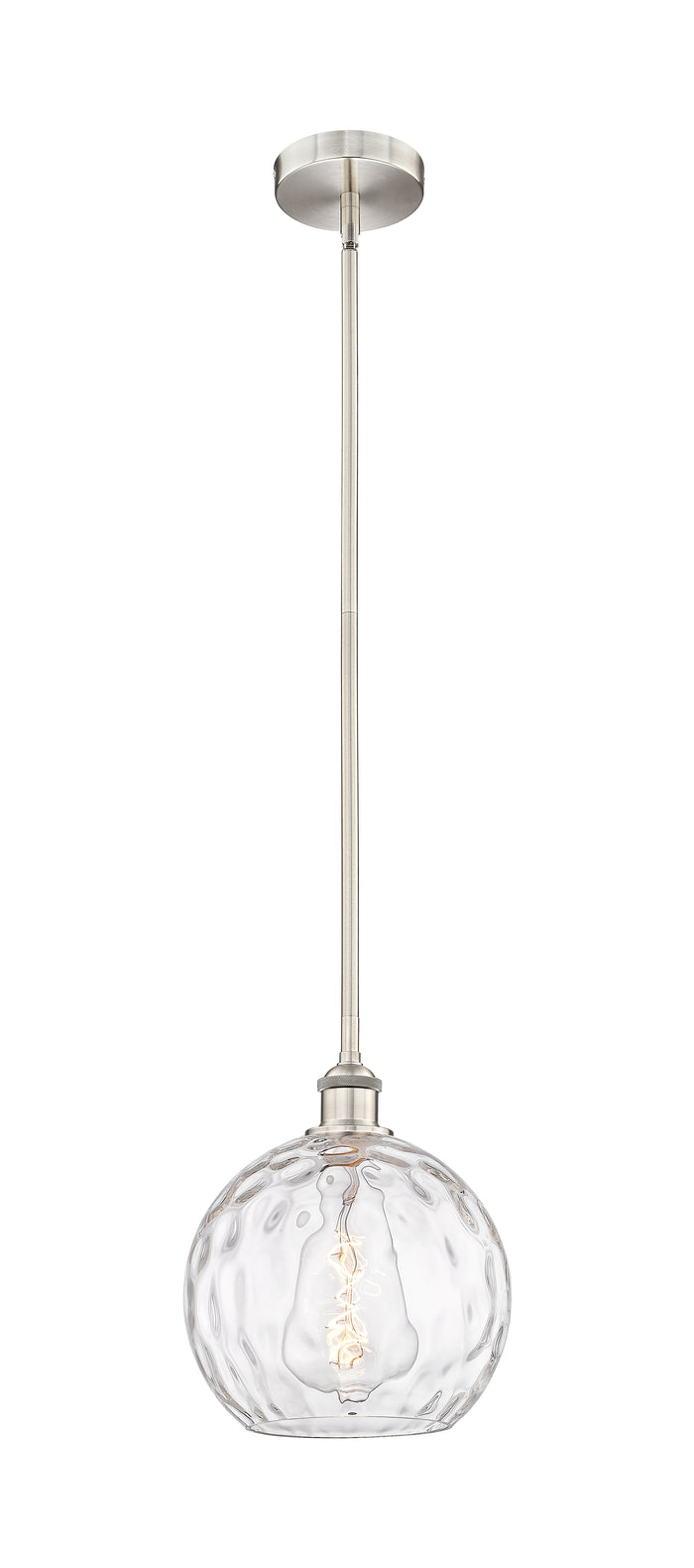 Brushed Satin Nickel / Clear Water Glass