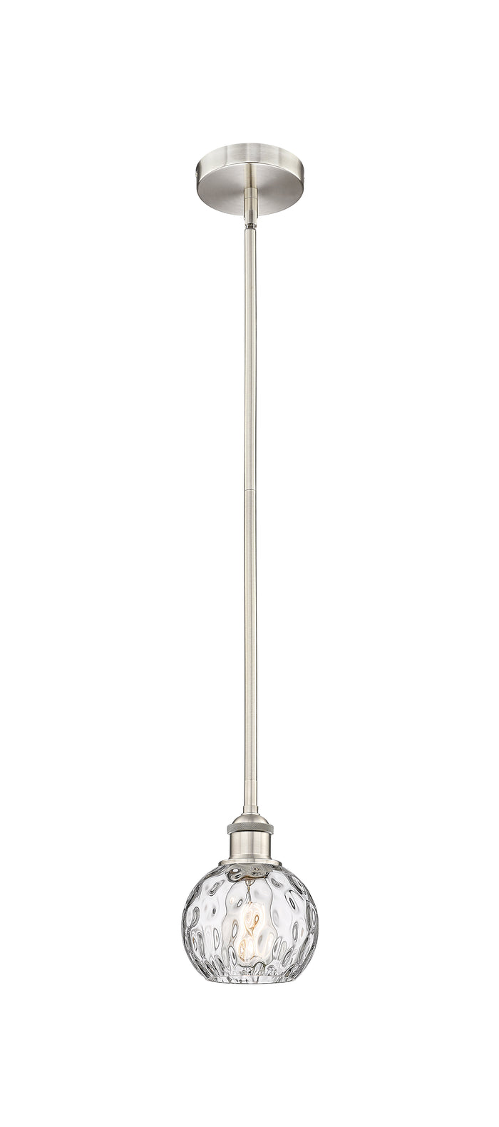 Brushed Satin Nickel / Clear Water Glass