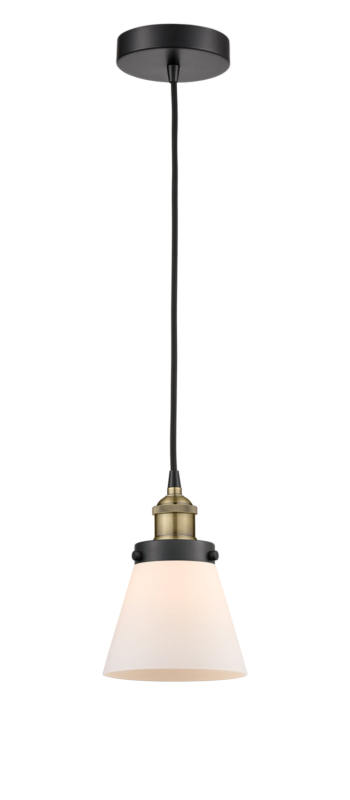 Black Antique Brass / Matte White