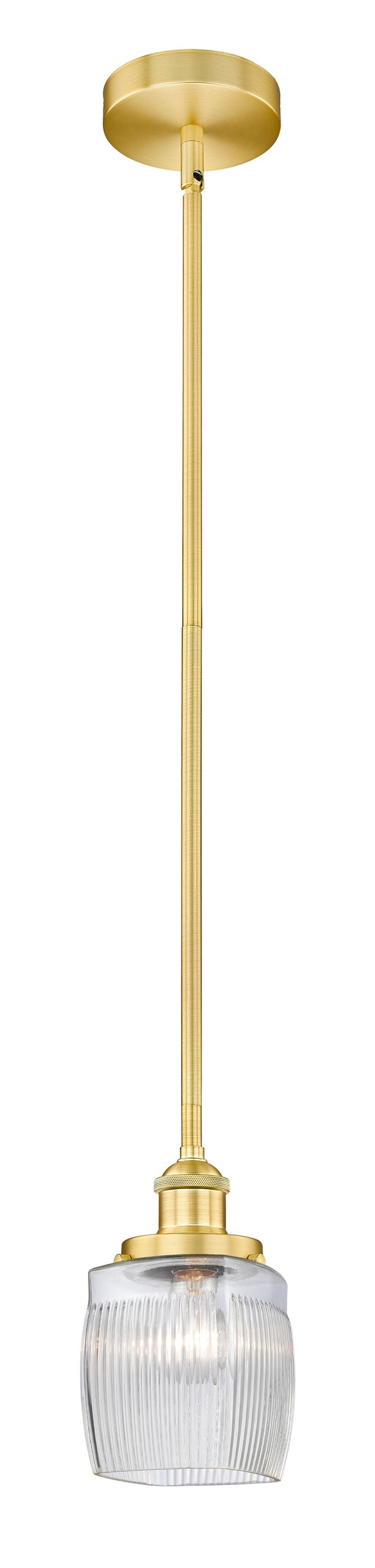 Satin Gold / Clear Halophane