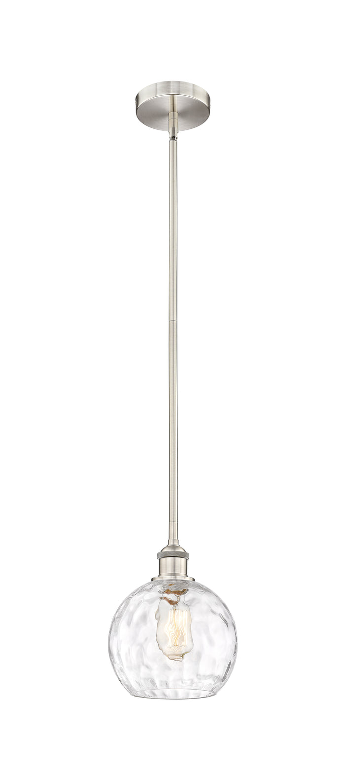 Brushed Satin Nickel / Clear Water Glass