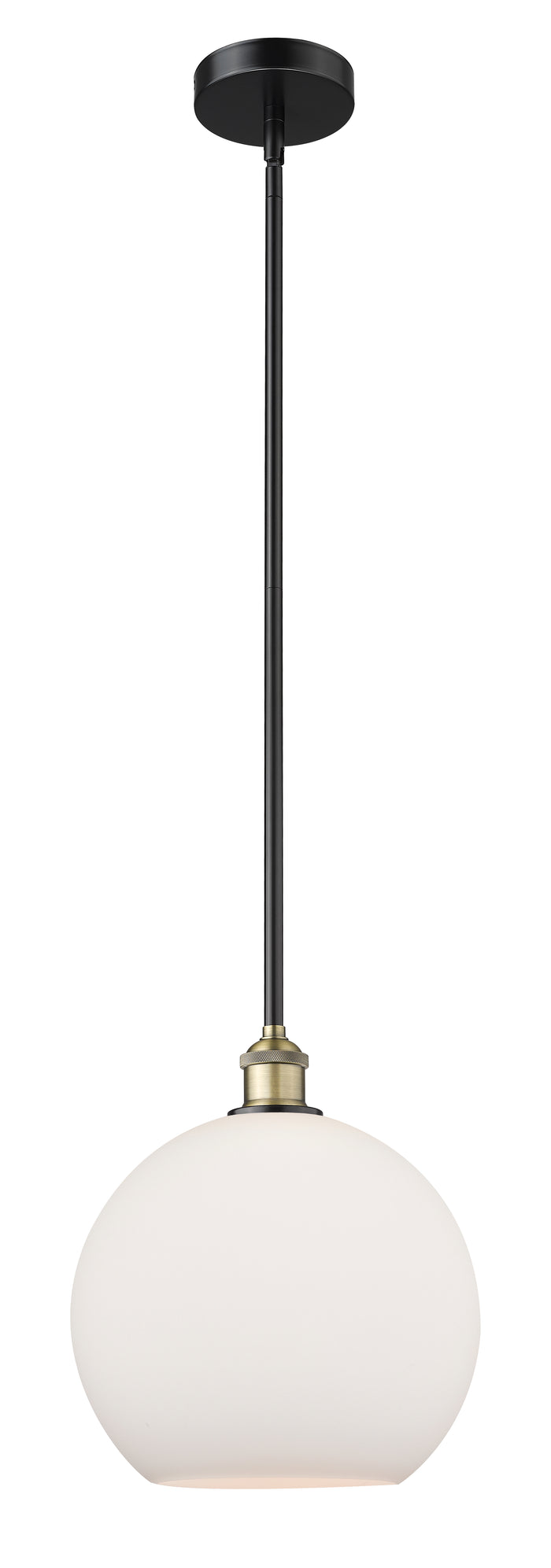 Black Antique Brass / Matte White