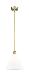 Edison Mini Pendant Antique Brass Glass