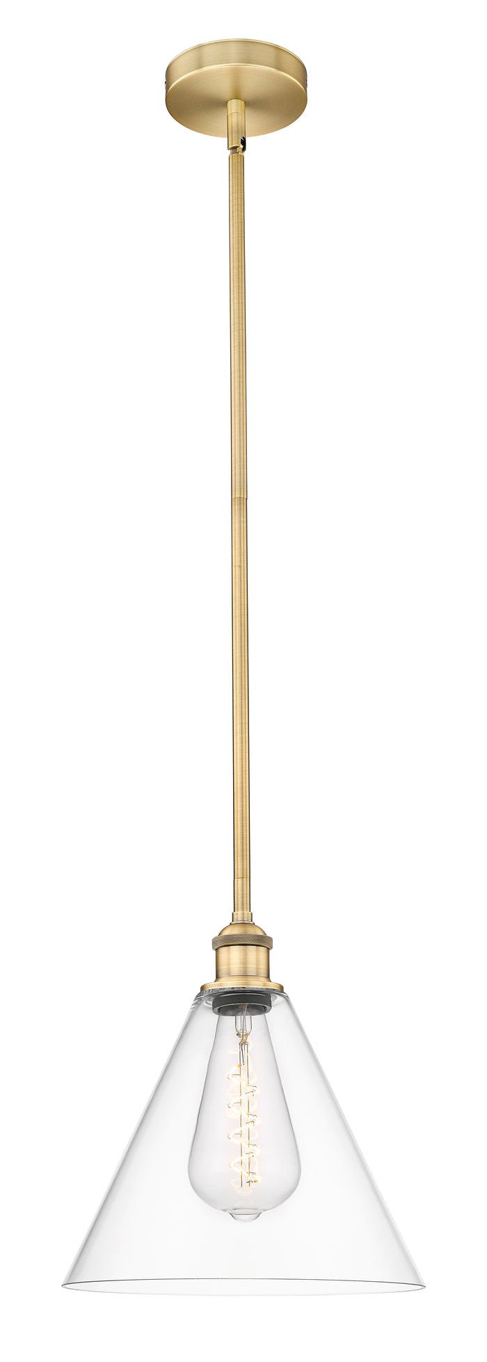Brushed Brass / Clear