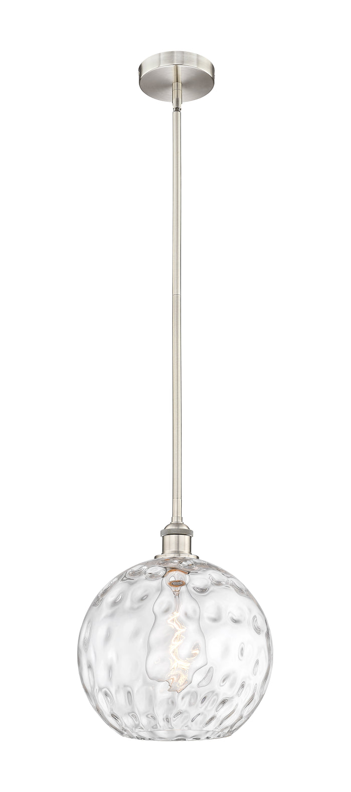 Brushed Satin Nickel / Clear Water Glass