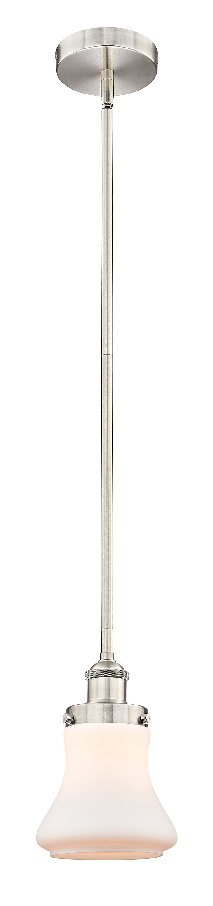 Brushed Satin Nickel / Matte White