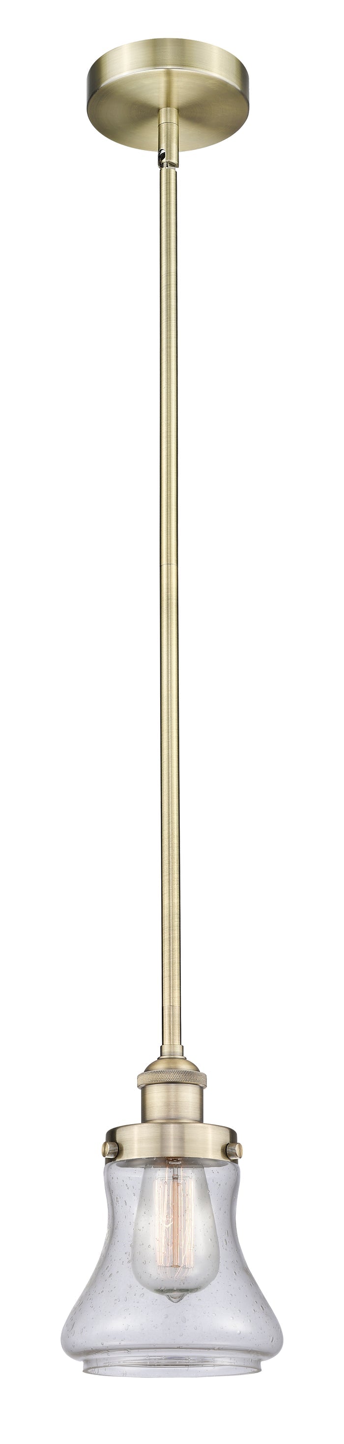 Edison Mini Pendant Cast Brass 6.125 Inch