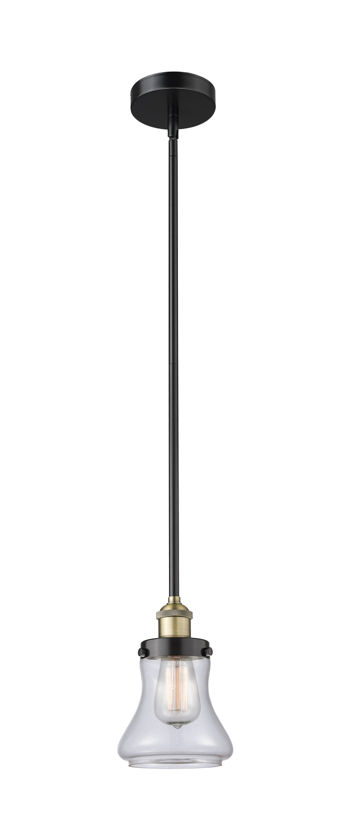 Edison Mini Pendant Cast Brass 6.125 Inch