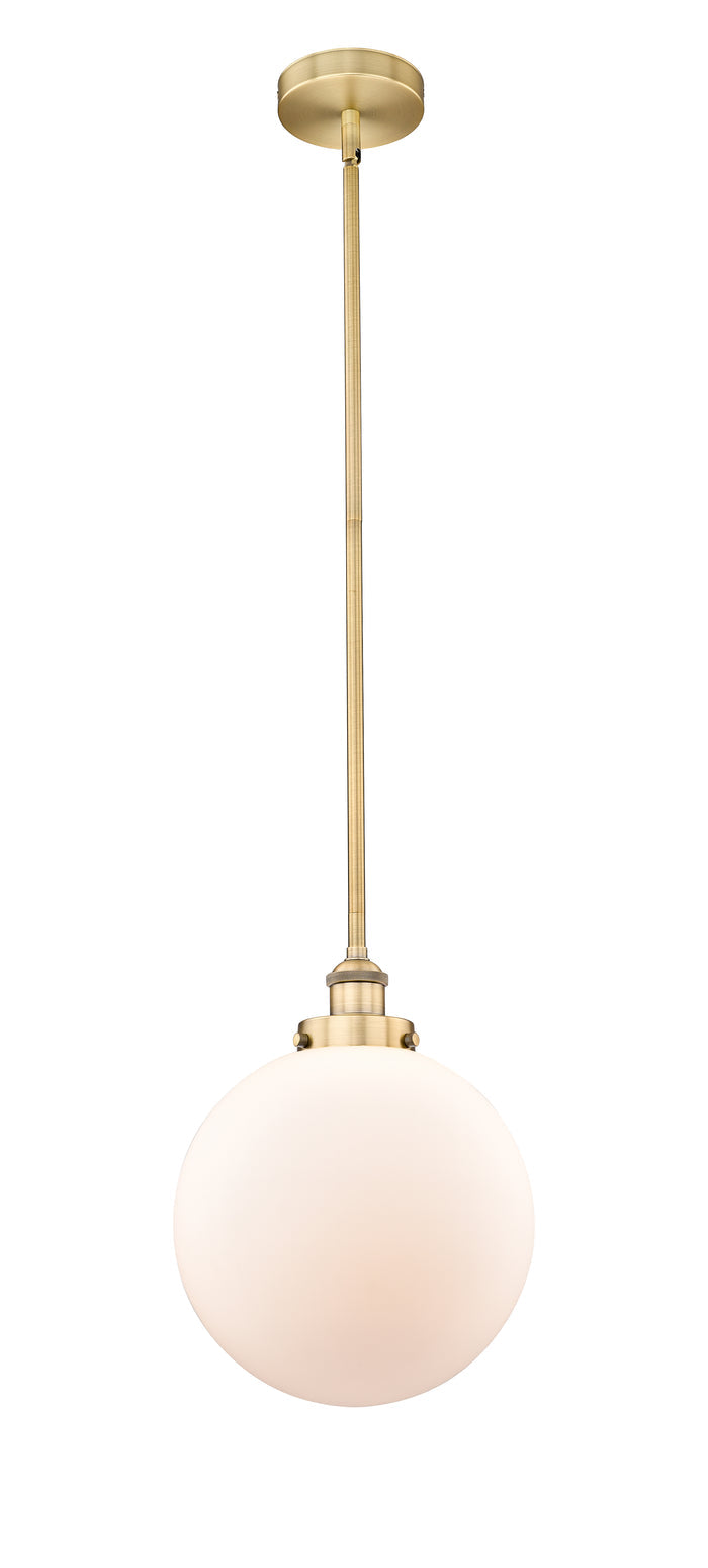 Brushed Brass / Matte White