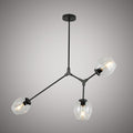 3 Lights Ellen 3-light Chandelier Matte Black  Dimmable 180W