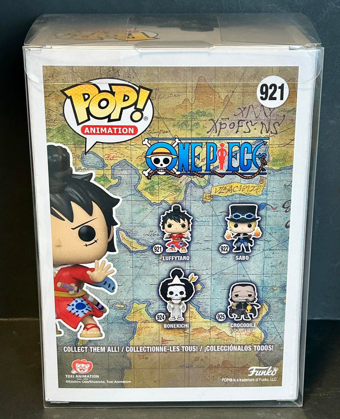 Figurine Pop One Piece #921 Luffytaro dédicacée par Stéphane Excoffier