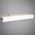 Flat 18-in  Brushed nickel  Dimmable 20W