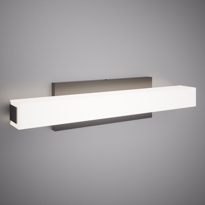 Flat 18-in  Matte Black  Dimmable 20W