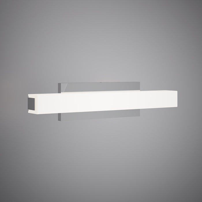 Flat 18-in  Polished Chrome  Dimmable 20W