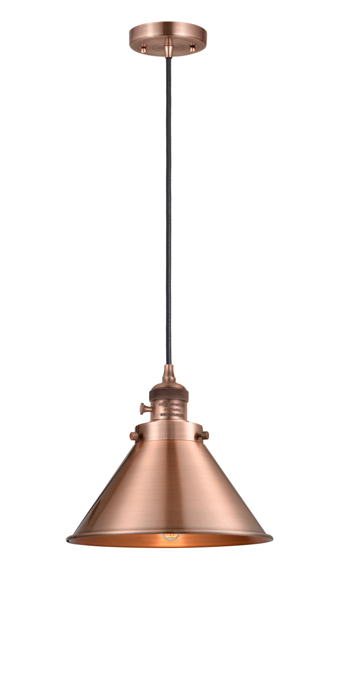 Franklin Restoration Antique Brass Mini Pendant