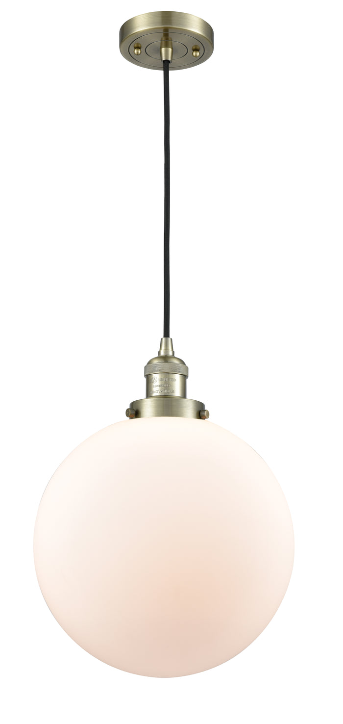 Franklin Restoration Mini Pendant Antique Brass
