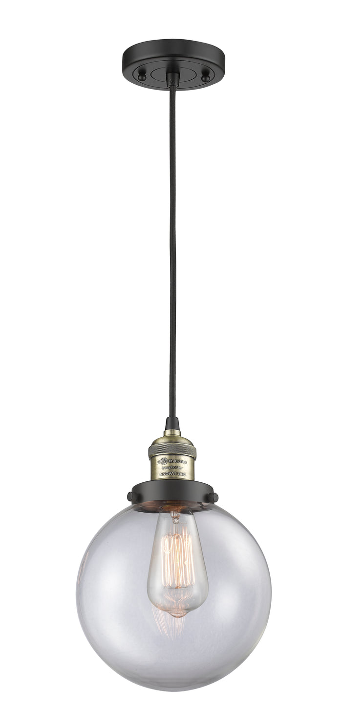 Black Antique Brass / Clear