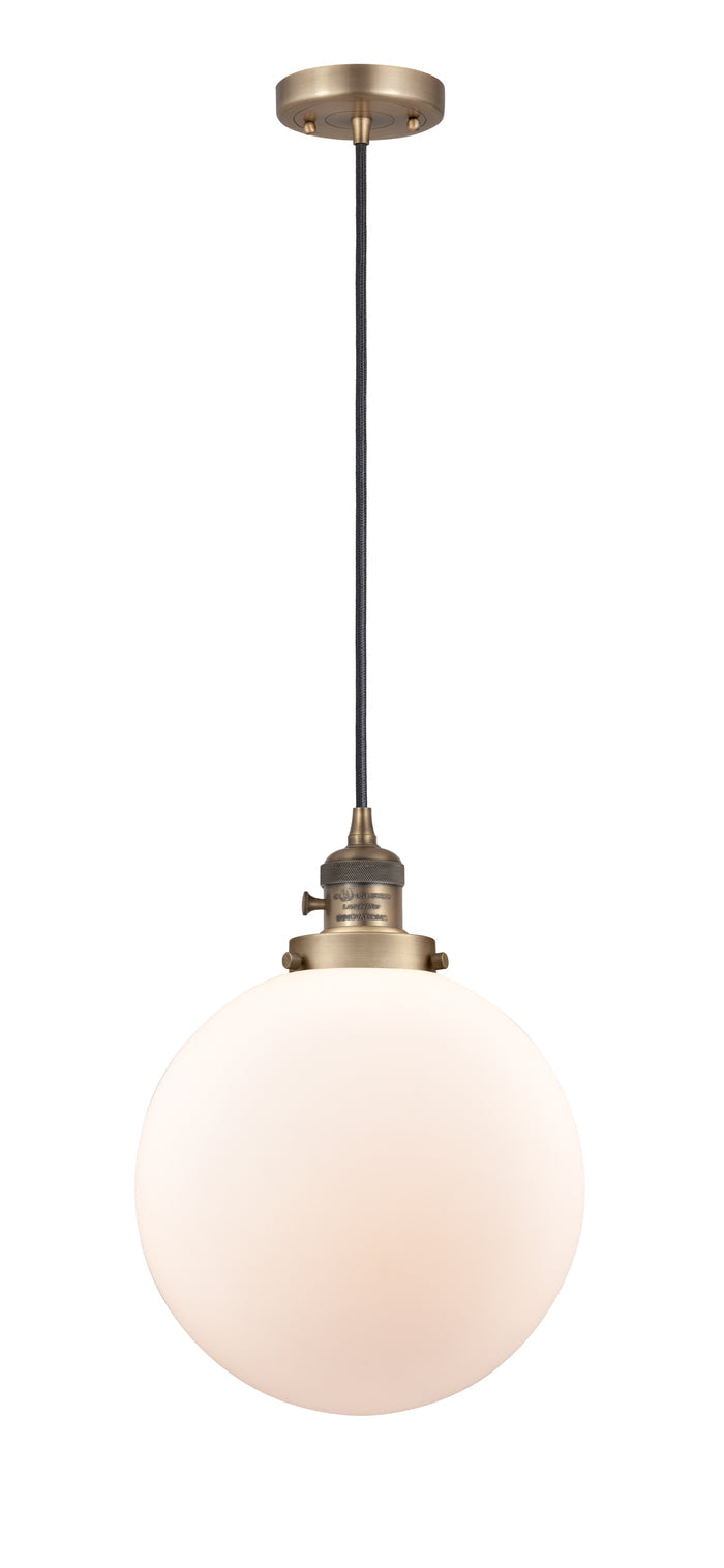Brushed Brass / Matte White