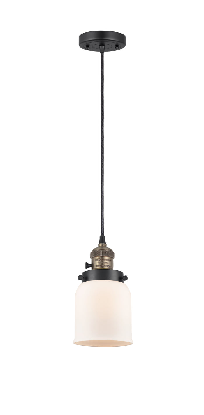 Black Antique Brass / Matte White