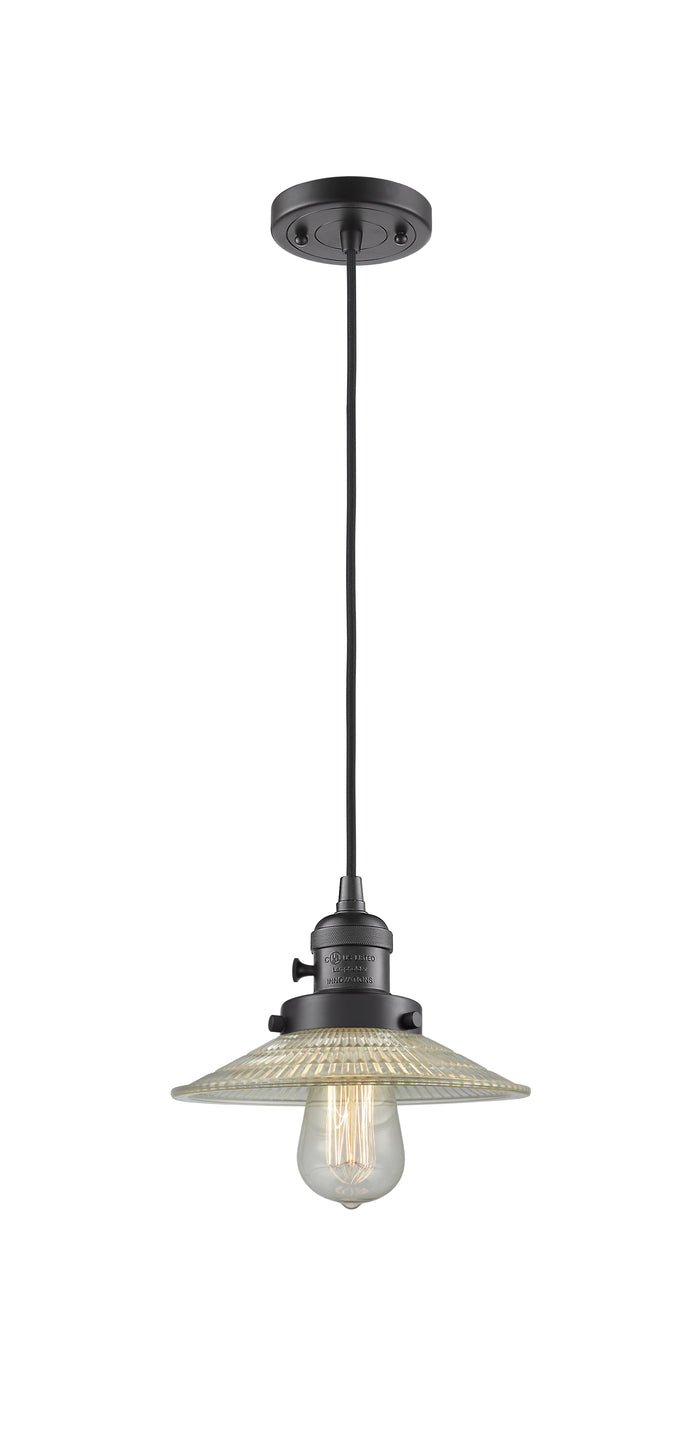 Oil Rubbed Bronze / Clear Halophane