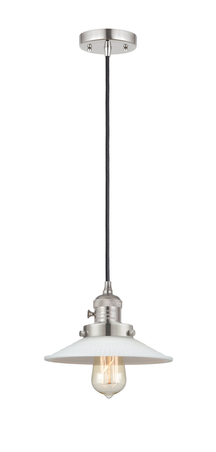 Polished Nickel / Matte White Halophane