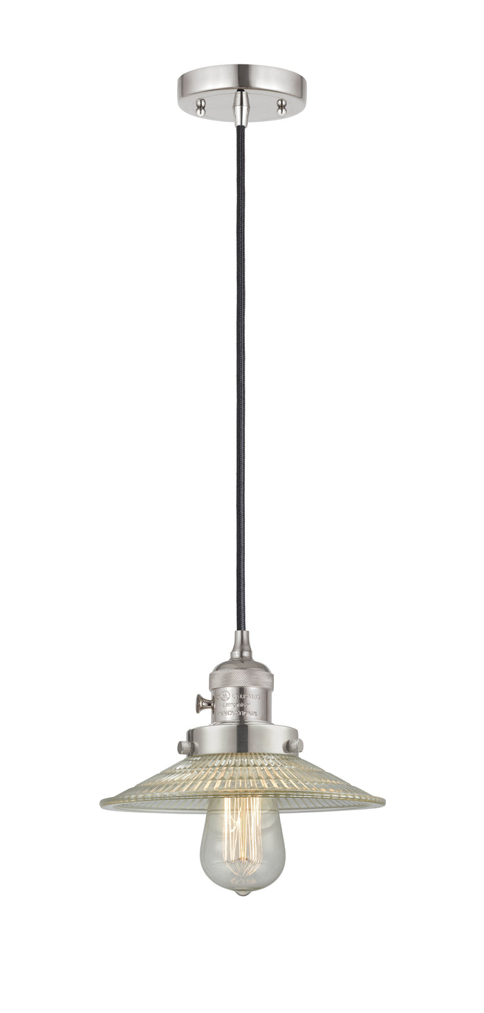 Polished Nickel / Clear Halophane