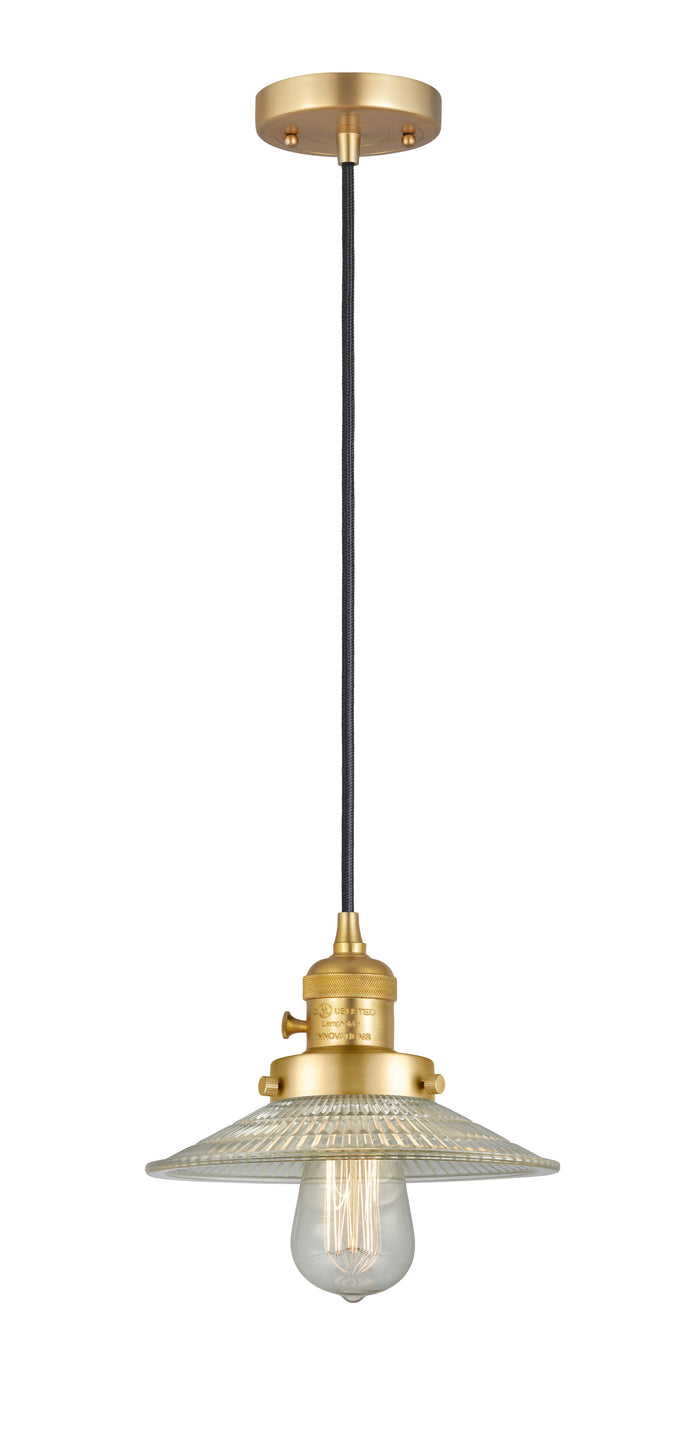 Satin Gold / Clear Halophane