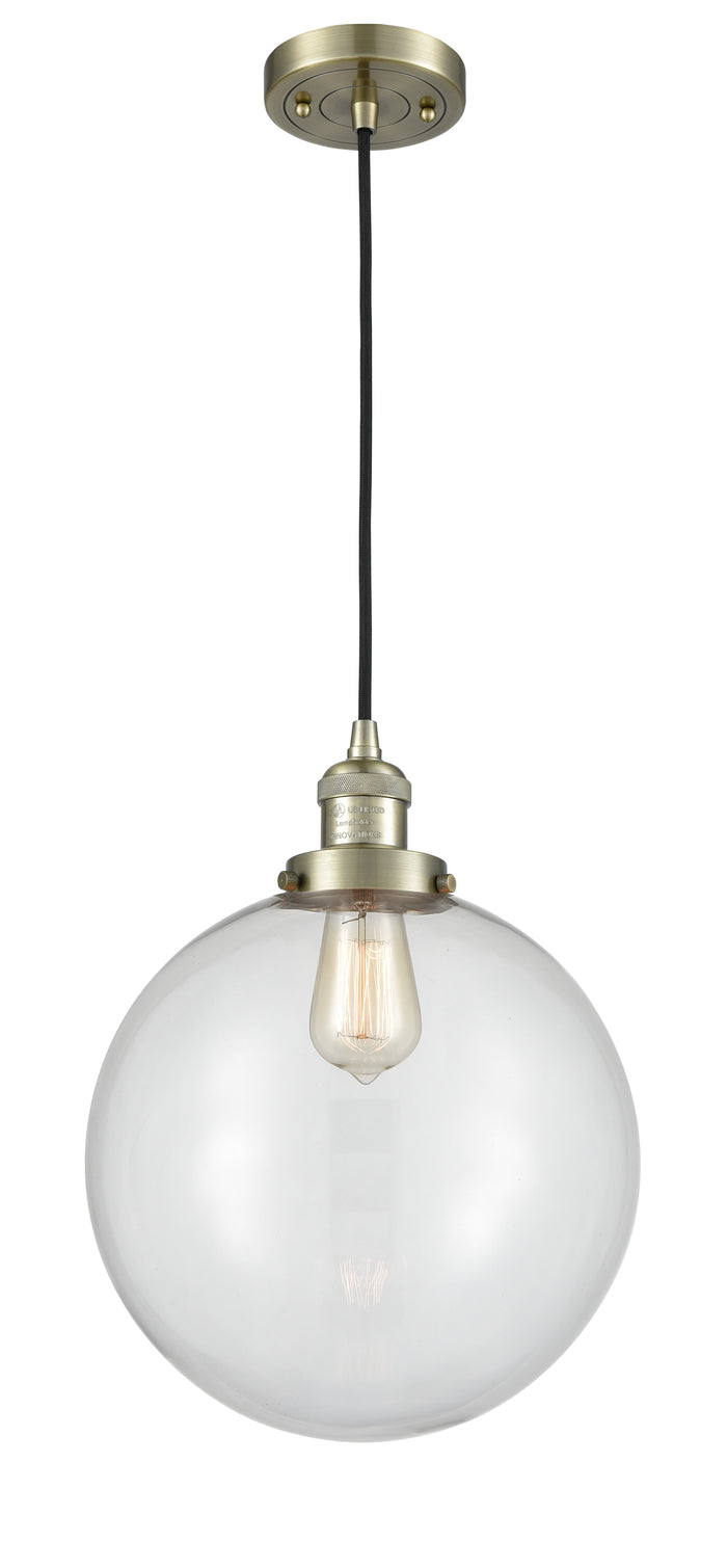 Franklin Restoration Mini Pendant Antique Brass