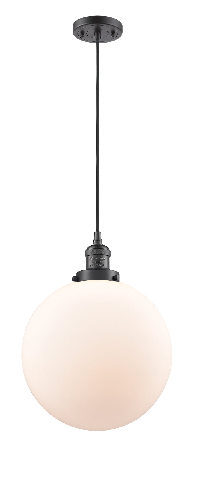 Oil Rubbed Bronze / Matte White