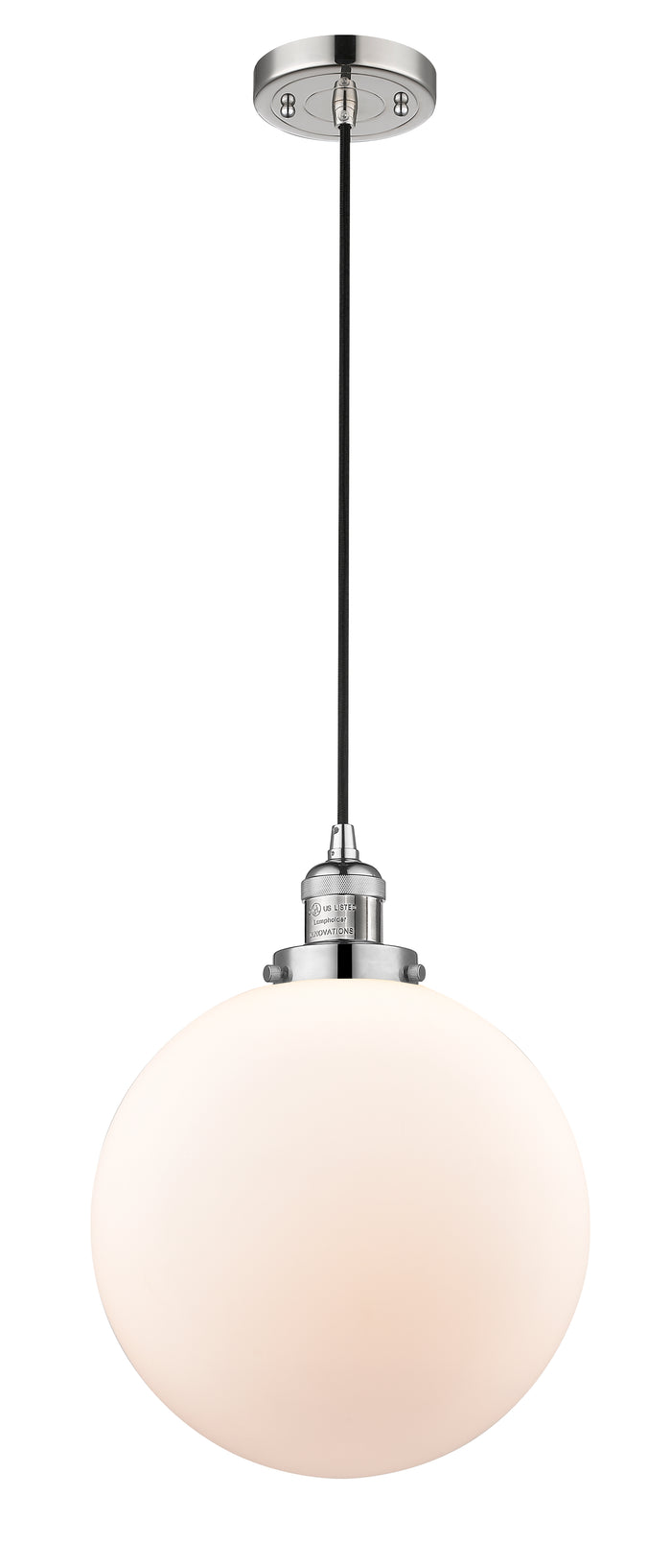 Polished Nickel / Matte White