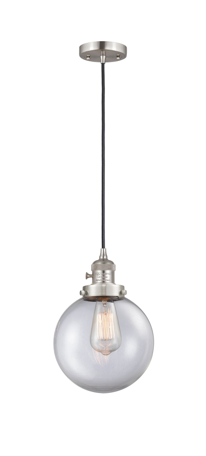Brushed Satin Nickel / Clear