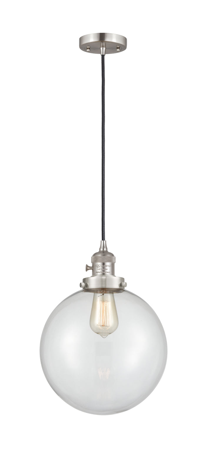 Brushed Satin Nickel / Clear