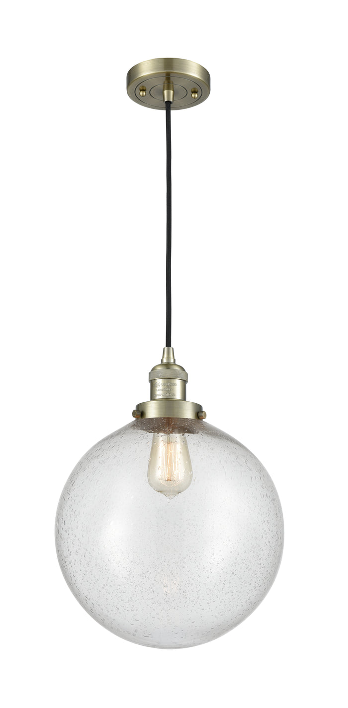 Franklin Restoration Mini Pendant Antique Brass