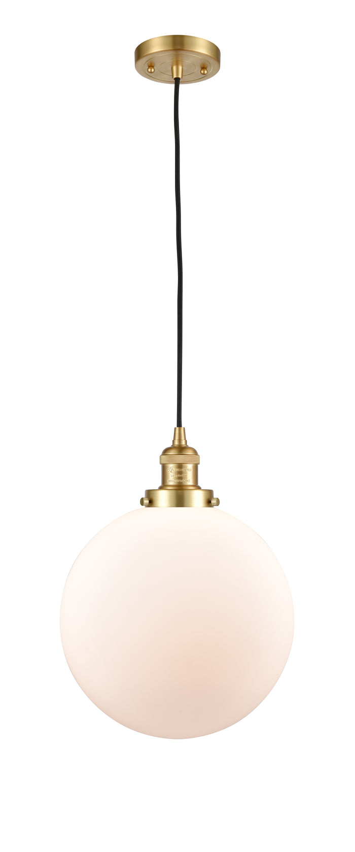 Satin Gold / Matte White