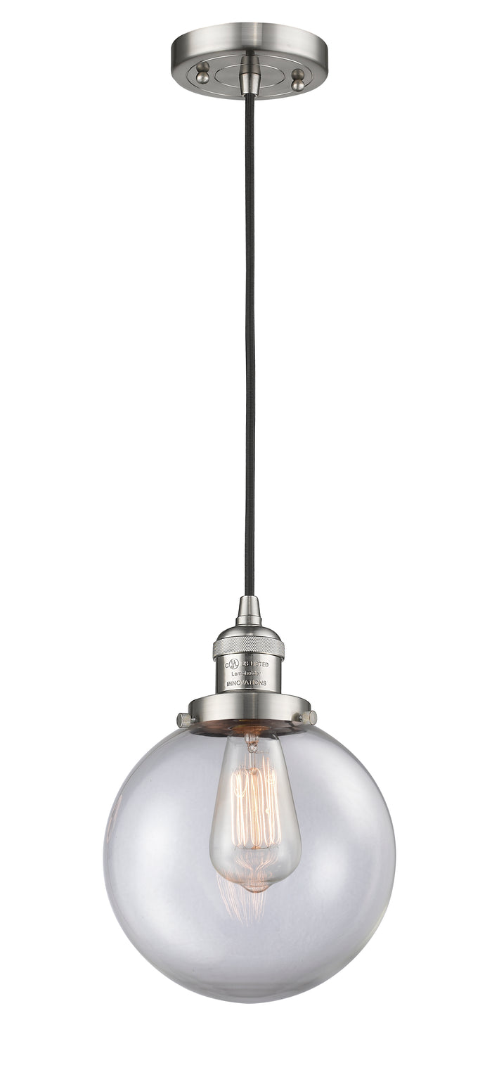 Brushed Satin Nickel / Clear