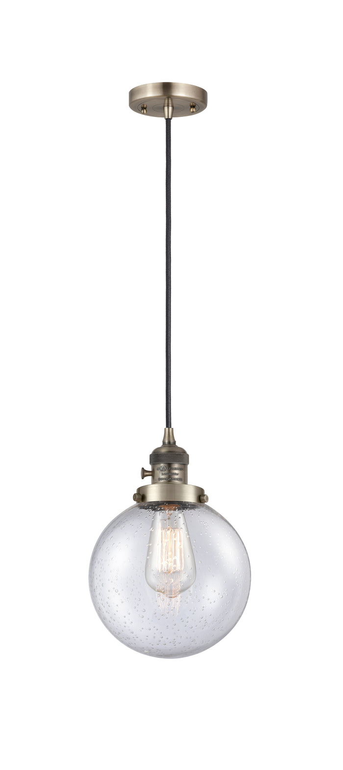 Franklin Restoration Mini Pendant Antique Brass