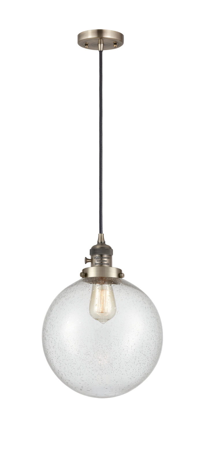 Franklin Restoration Mini Pendant Antique Brass