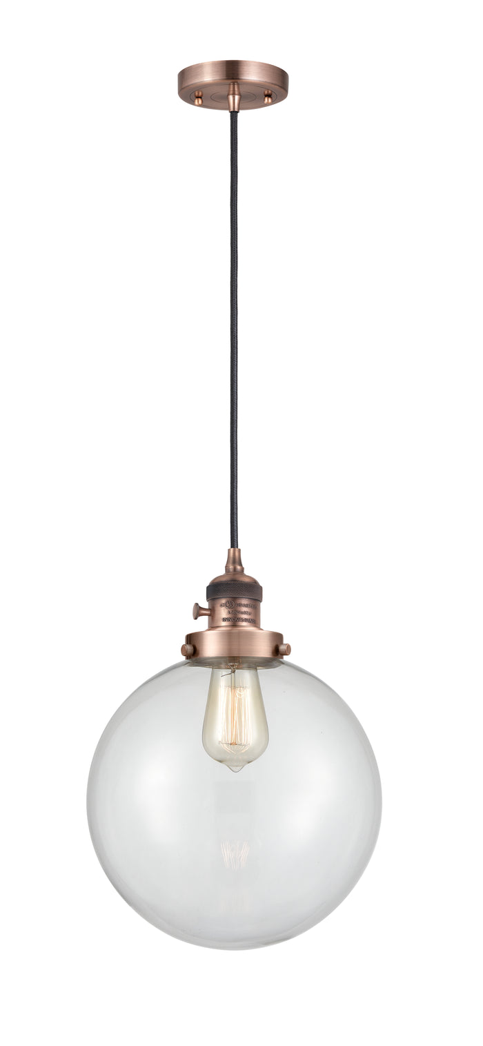 Franklin Restoration Mini Pendant Antique Brass