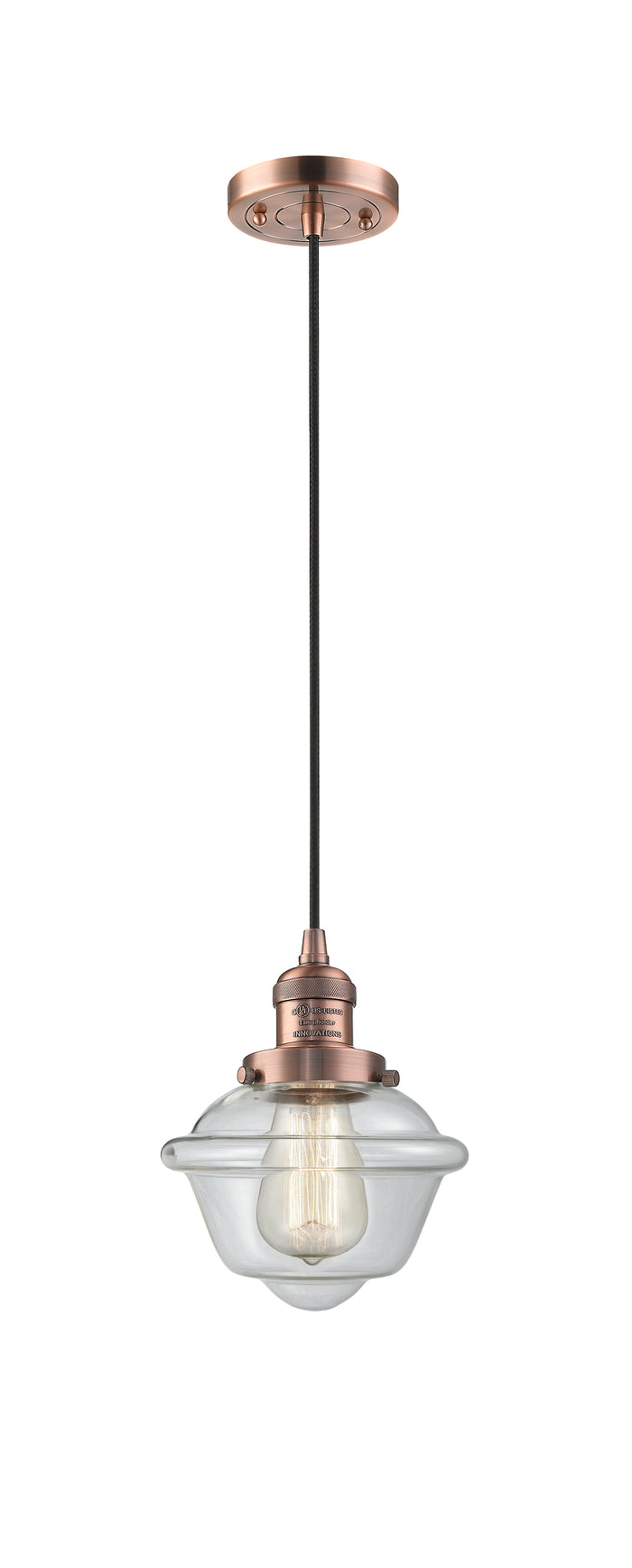 Franklin Restoration Mini Pendant Antique Brass