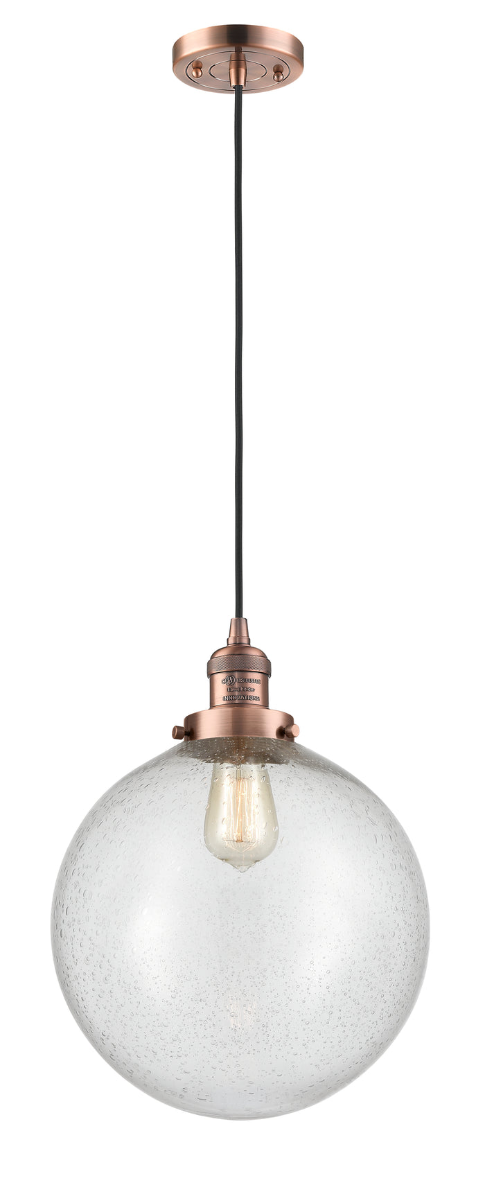 Franklin Restoration Mini Pendant Antique Brass