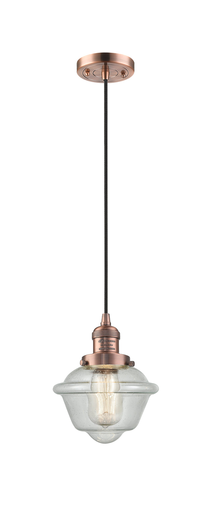 Franklin Restoration Mini Pendant Antique Brass