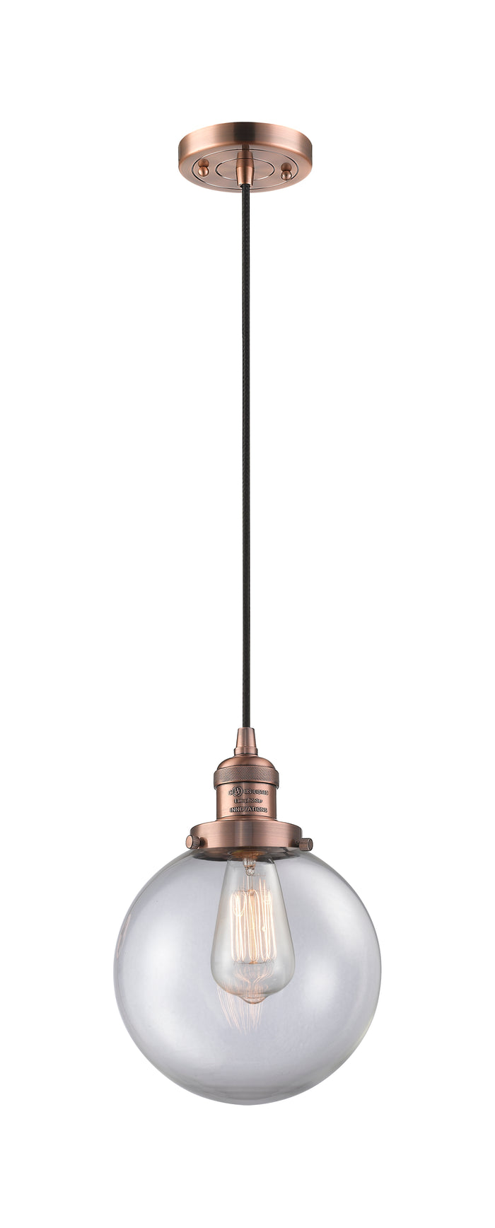 Franklin Restoration Mini Pendant Antique Brass