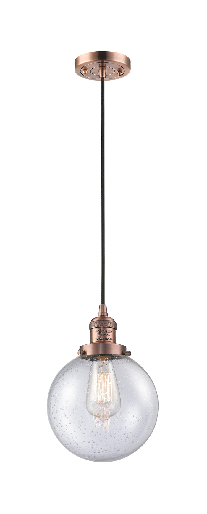 Franklin Restoration Mini Pendant Antique Brass