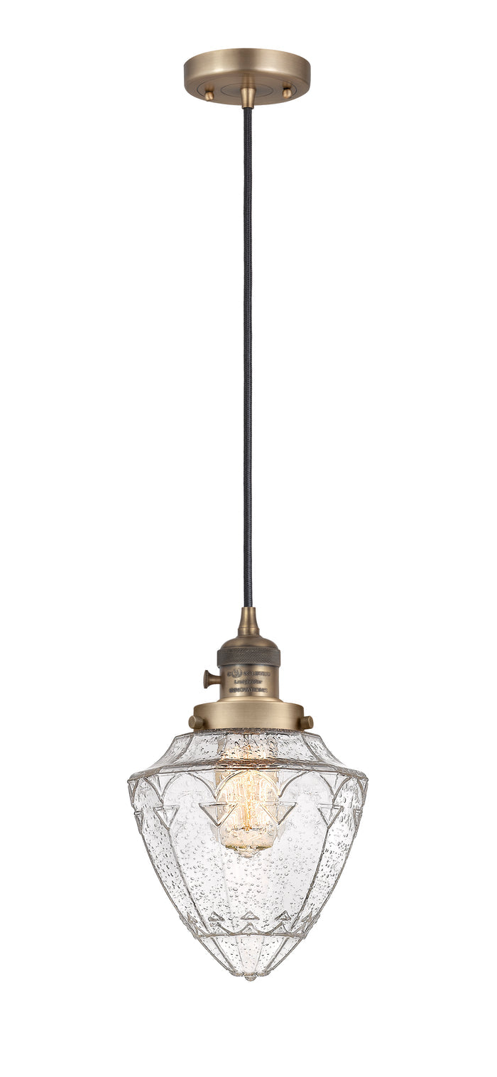 Franklin Restoration Mini Pendant Antique Brass