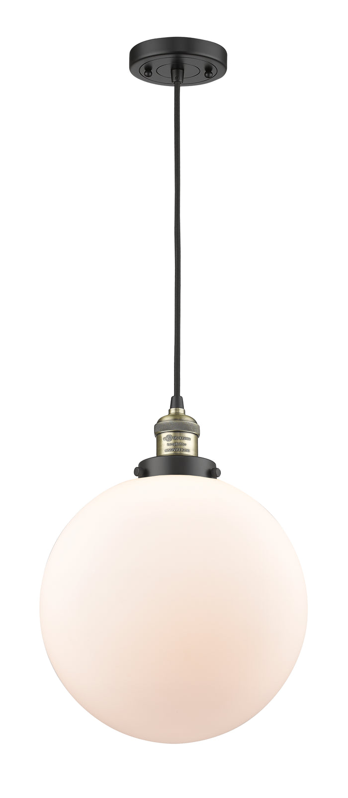 Franklin Restoration Mini Pendant Antique Brass