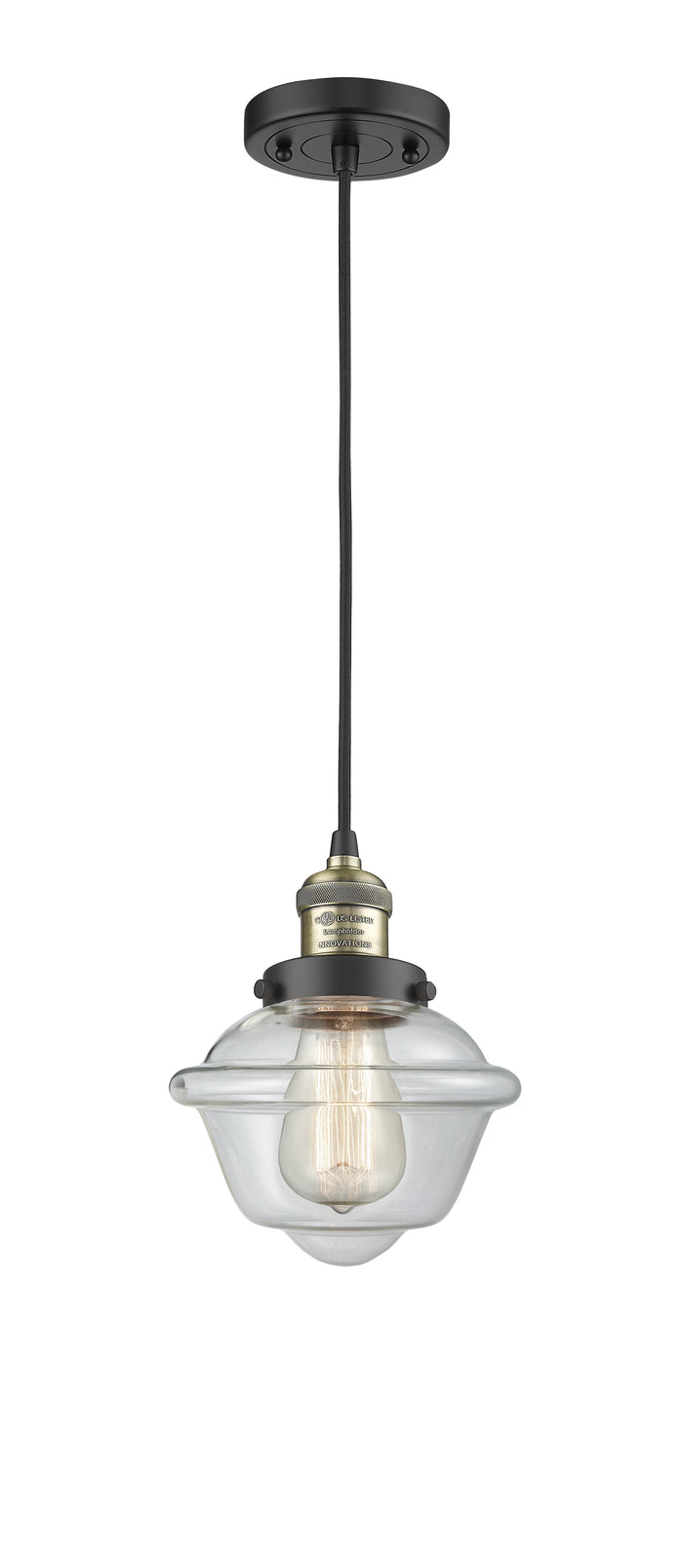 Franklin Restoration Mini Pendant Antique Brass